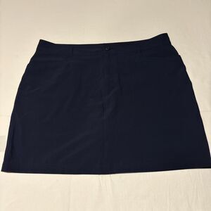 Eddie Bauer Skort Womens Size 16 Navy Blue Outdoor Hiking Golf Casual Skort
